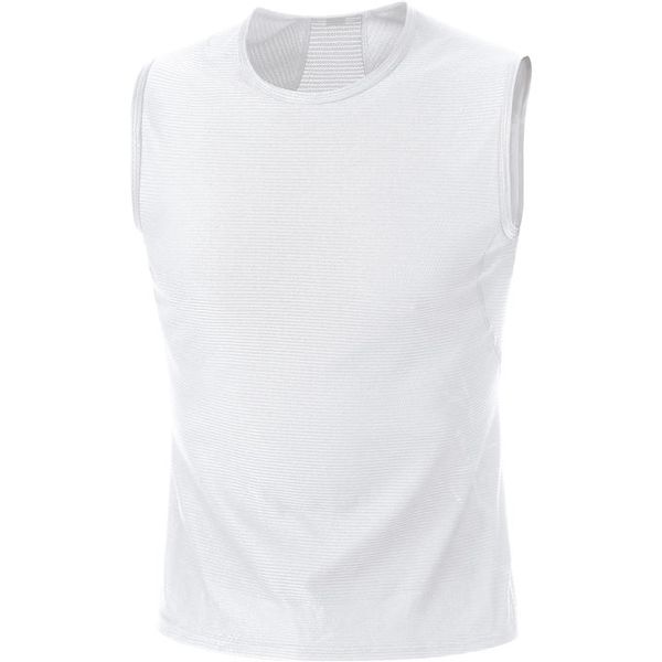 GORE M Base Layer Sleeveless Shirt-white-L