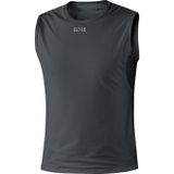 GORE M WS Base Layer Sleeveless Shirt-black-L