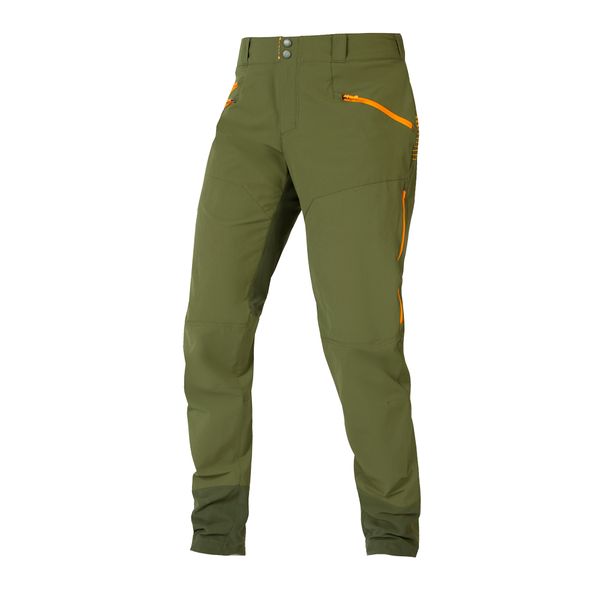 Nohavice Endura SingleTrack Trouser II Oliva Green